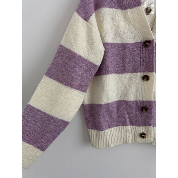 Wynter Women Button Up Long Sleeve Cardigan Sweater Size L - Picture 7 of 8